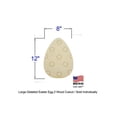 thumbnail image 2 of Pack of 1, Large 8" x 12" x 1/4" Baltic Birch Plywood Detailed Easter Egg 2 Wood Cutout for Wood Craft Project, Children or Adult Art Work, Home and Holiday Décor and DIY Fun, Made in USA, 2 of 2