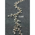 thumbnail image 3 of Bridal Crystal Hair Vine Branch Rhinestone Headband Opal Wedding Headpiece for Bridesmaid Bride Prom Party Festival Hair Weaths for Women and Girls (Gold), 3 of 9