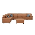 thumbnail image 6 of Devion Furniture Bouke Artificial Leather Modular Sofa Sectional With Ottoman, 6 of 7