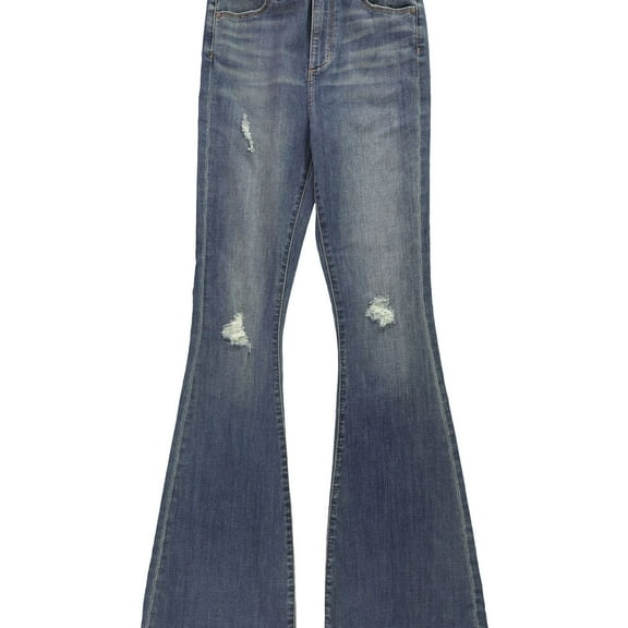 Articles of Society Womens Bridgette Flared Jeans, Blue, 26