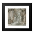thumbnail image 2 of Charles Dominique Joseph Eisen 13x12 Black Modern Framed Museum Art Print Titled - Madame De Maintenon Returning to the Catholic Church (1) (1700s), 2 of 5