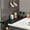 Black, variant on Kitchen Gap Partition Countertop Gap Extension Board, 19.68 x 3.93in Countertop Caulking Panels, Refrigerator Side Partition, Gap Covers Between Countertop and Walls(Black)