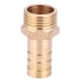 thumbnail image 1 of 5pcs G3/8 Male Thread Barb Connector Brass Pipe Fitting Connector Joint12mm, 1 of 5
