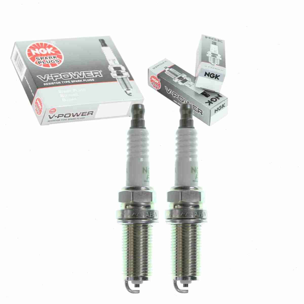 2 pc NGK 3672 V-Power Spark Plugs for 1N17-18-110 22401-8H516 33-881284Q 94702-00400 94709-00400 975 E3.68 FR7ME REC10YC4 Ignition Wire Secondary Fits select: 2001-2004 SUBARU LEGACY