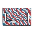 thumbnail image 2 of Whosucclay Breathable Golf Cart Seat Cushions for Camping Winter, 4 Front Pockets Non-slip Golf Cart Seat Cover, American Star Stripe Pattern, 2 of 7