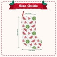 thumbnail image 3 of Lsque 18 Inches Hand Drawn Watermelon Pattern Christmas Stockings Hanging Ornaments,Knitted Xmas Fireplace Hanging Stocking,Holiday Decoration, 3 of 8