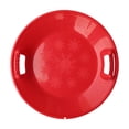 thumbnail image 1 of S SERENABLE Traîneau de Neige Rond avec Poignée Planche de Ski Luge de Neige pour Enfants Rouge G, 1 of 9