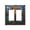 Double Toggle, variant on Trees Stained Glass Art Single Toggle Wall Plate Decorative Electrical Outlet Light Switch Cover Switchplate