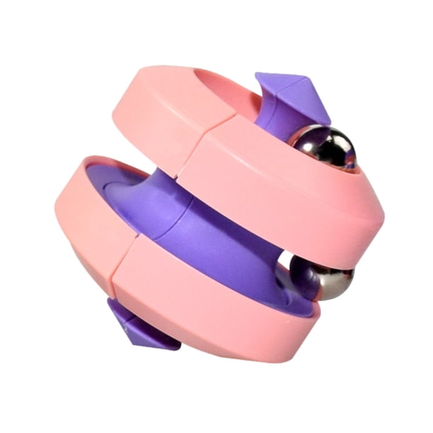 Marble Track Magical Bead Orbit Ball Fingertip Decompression Cube Spinner Relieve Stress Puzzle Deform Toys heqiyong LED
