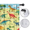 thumbnail image 4 of Blackout Kids Curtains,Cute Dinosaur Pattern Childrens Insulated Curtains Set Of 2,Bedroom Essentials,Toddler Room Decor 42x84in(106x213cm), 4 of 4