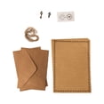thumbnail image 1 of Seitruly Paquete de 12 sobres Kraft de superficie lisa, papel de carta exquisito, sobres hechos a mano, accesorios de estampado, suministros de papelería cartulina tipo 5, 1 of 6