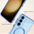 thumbnail image 2 of for Samsung Galaxy S23 Plus 5G Case [Support Magsafe] Magnetic Plating Luxury Elegant Case Camera Protector Soft Shockproof Protective Corner Back Cover Galaxy S23 Plus Case for Women -Blue, 2 of 11