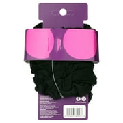 Goody Ouchless Scrunchies, Gentle Hair Scrunchies, Black, 8 Ct