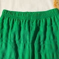 thumbnail image 3 of WAVSUF Kids Girls Outfit Sets Halter Sleeveless Tank Tops and Wide Leg Pants Spring and Summer Casual Comfort Cute Clothes 2 Piece Green Size 7-8, 3 of 9