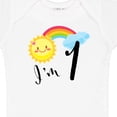 thumbnail image 4 of Inktastic I'm 1- First Birthday Sun Rainbow Boys or Girls Baby Bodysuit, 4 of 5