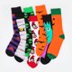 thumbnail image 1 of couple Halloween socks Happy Halloween socks Halloween pumpkin socks Halloween gifts, 1 of 3