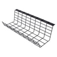thumbnail image 4 of Cable Management Tray, Desk Cable Organizer Large Space Easy To Fix Iron  for Office, 4 of 8