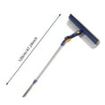 thumbnail image 3 of 47in Window Squeegee with Extension Pole, 4-in-1 Telescopic Window Cleaner Tool with 2-Stage Telescoping Pole, Window Cleaning Kit with 12-16in Pole & Microfibre Cloths & Blade & Angle Adapter(White), 3 of 8