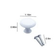 thumbnail image 3 of Ikohbadg Single-Hole Cabinet Knobs with Hardware for Kitchen, Cupboard, Closet, Bathroom, and Dresser Drawers - 1 Piece, 3 of 6