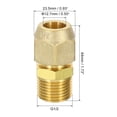 thumbnail image 2 of Adaptador de conector de tubo de compresión de latón Uxcell G1/2 macho x 1/2" macho 2, 2 of 7