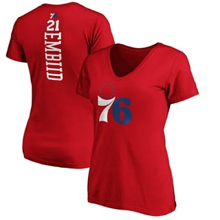 Women's Antigua Red Philadelphia 76ers Victory Pullover Hoodie Size: Medium