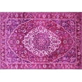 thumbnail image 1 of Ahgly Company Indoor Rectangle Medallion Pink Traditional Area Rugs, 2' x 5', 1 of 4
