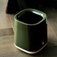 thumbnail image 5 of AuroraX Large Bedroom Trash Can Green Rectangle 3 Gallon Double-Layer Wastebasket Plastic Stylish Minimalist Trash Bin for Office Livingroom, 5 of 6