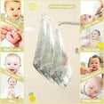 thumbnail image 3 of SKYSONIC 3 PCS Watercolor Music Notes Baby Muslin Washcloths, Soft Absorbent Face Towel Burp Cloths Cotton Bath Wipes Infant Wash Cloth for Newborn Boys Girls, 3 of 7