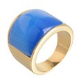 thumbnail image 1 of Sonducket Anillo de acero inoxidable para mujer, moda de cumpleaños, boda, fiesta nupcial, tienda, fecha escolar, joyería de viaje para mujer Ropa, zapatos y accesorios Miscelánea Cielo azul Sonducket AP014986-02, 1 of 6