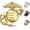 gold, variant on U.S.Marine Corps Car Emblem – 3D Eagle Globe Anchor Metal Decal, 3.3"x3.1" Weatherproof Military Sticker, Universal Fit for Cars, Trucks, Gifts for Veterans & Supporters (Gold)