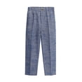 thumbnail image 2 of Ticikt Kids Formal Suit Pants, Straight Leg Uniform Trousers for Students Stage Show & Daily School Wear,Navy, 2 of 4