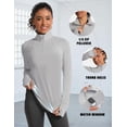 thumbnail image 5 of Camiseta IECCP para mujer, manga larga, secado rápido, para correr, UPF 50+ UV, 5 of 5
