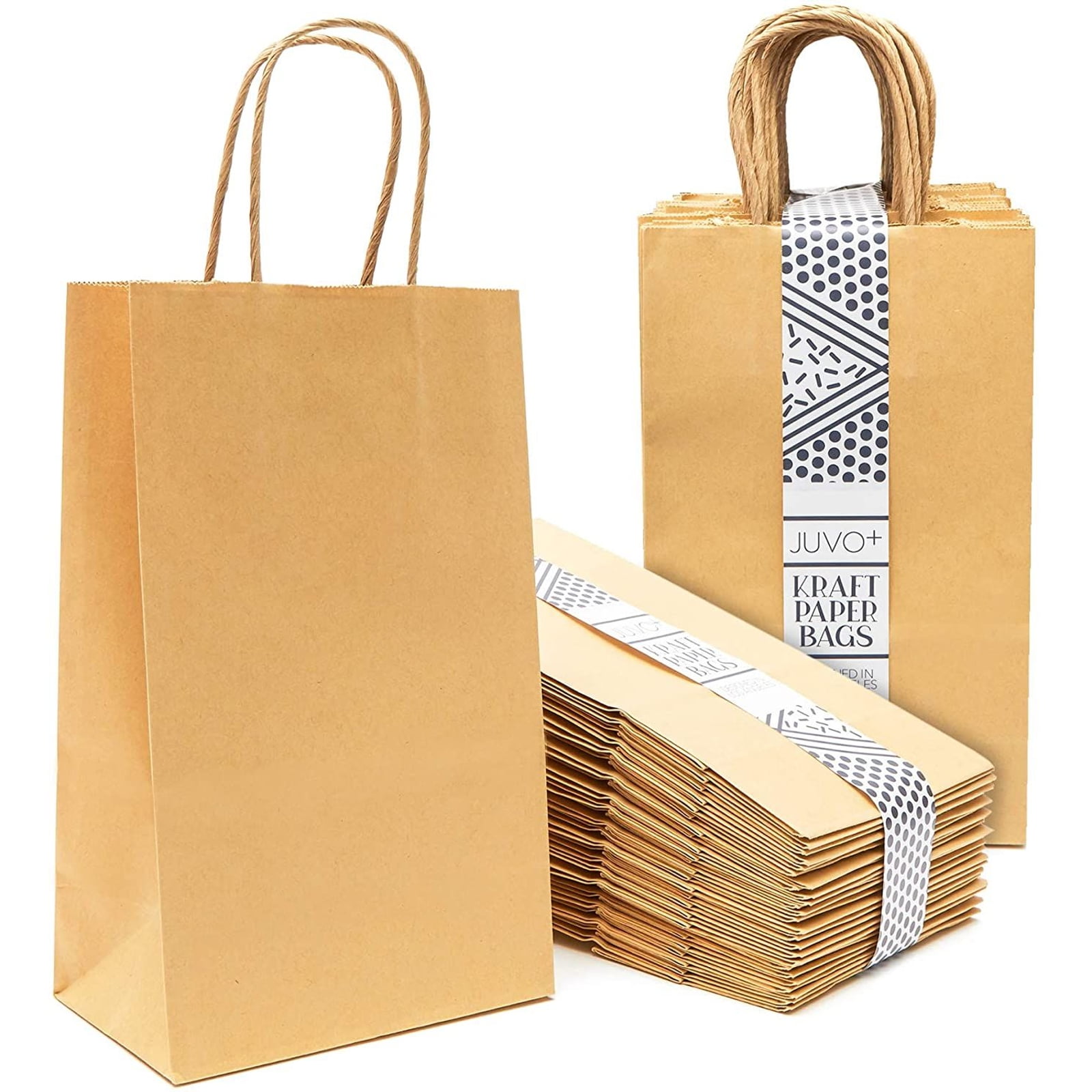Clothing Strung Deli Supplies 100 x Brown Kraft Paper Bags 8.5" x 8.5" Pictures 