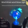 thumbnail image 2 of qifei Motorcycle Led Wind Powered Vehicle Lights Windmill Shape Wind Powered Handlebar, 2 of 10
