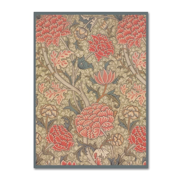 Trademark Fine Art 'Flowers 1' Canvas Art by Vintage Lavoie