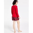 thumbnail image 2 of Family Pajamas Womens Brinkley Plaid Shorts Mix It Matching Set Plaid Candy Red S, 2 of 3