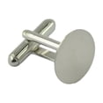 thumbnail image 5 of Milaget 10Pcs Cufflink Blank Setting Base Pad Cuff Links DIY Craft Wedding Formal Shirts, 5 of 5