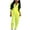 Yellow, variant on XFLWAM Two Piece Outfits for Women Sweatsuits Set Long Sleeve Half Zip Sweatshirt Jogger Pants Set with Pockets Tracksuit Hot Pink S