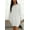 White, variant on Mengpipi Women's Long Sleeve Dress Crewneck Loose Casual Lightweight with Pockets, White-L(US 12-14)