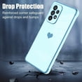 thumbnail image 3 of Compatible with Samsung Galaxy A53 5G Case Love Heart Plating Electroplate Luxury Elegant Case Camera Protector Soft TPU Shockproof Protective Back Cover Galaxy A53 5G Case -Blue, 3 of 10