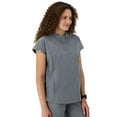 thumbnail image 3 of Hanes Womens Scrubs Mandarin Collar Scrub Top, Comfort Fit, Pockets, Sizes XS-3XL, 3 of 9
