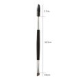 thumbnail image 3 of Zonghan Double Sided Eyebrow Flat Angled Brush Plastic Handle High Quality Pro Cosmetic Makeup Tool Purple Handle Black Tube, 3 of 10