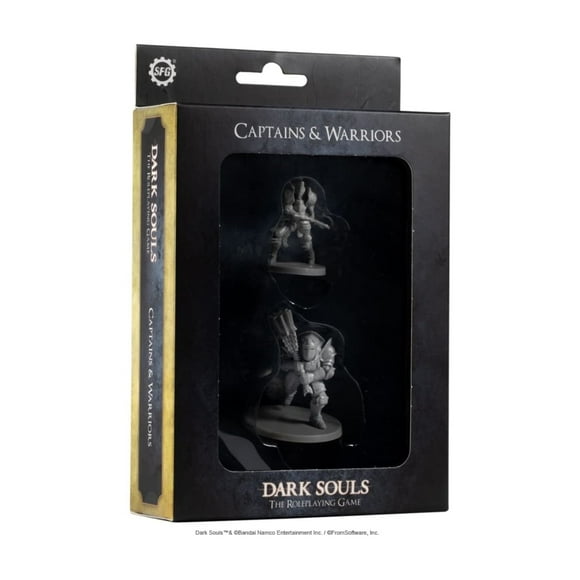 Dark Souls The Role Playing Game: Captains & Warriors Miniatures & Stat Cards