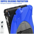 thumbnail image 4 of Case for Samsung Galaxy Tab S10 FE+ Plus 13.1 Inch 2025 Model (X620/X626B),Shockproof Protective Kids Case with Pencil Holder, 360 Rotating Hand Strap & Stand, Shoulder Strap, 4 of 9