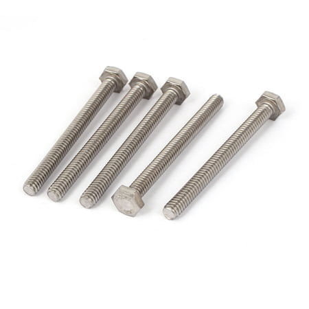 screws bolts hex pcs count stainless steel thread head
