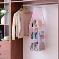 thumbnail image 4 of Organizador colgante para bolso de mano, bolsa de malla transparente para colgar sobre la puerta con 6 bolsillos MFZFUKR BST2002180-2, 4 of 6