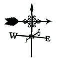 thumbnail image 2 of Leatfisat Metal Weather Vane For Garden Yard – Wind Direction Indicator With Ornament – Roof Mount Outdoor Decoration, 2 of 3