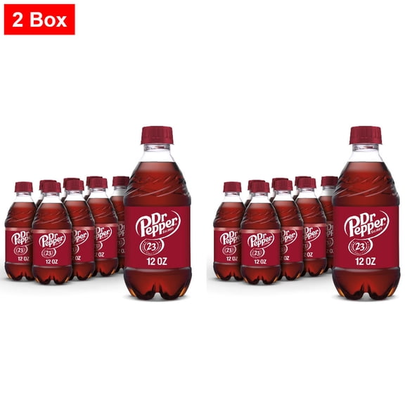 Dr Pepper Soda Bottles 8 CT / 12 fl oz - 2 Box