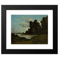 thumbnail image 2 of Henri-Joseph Harpignies 24x20 Black Modern Framed Museum Art Print Titled - The River Loire at Nevers (1901), 2 of 5