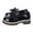 Black, variant on Bkhluea Women Patent Bow Chunky Loafers Slip On Comfortable Footwear For Office Work Daily Casual Outdoor Activities